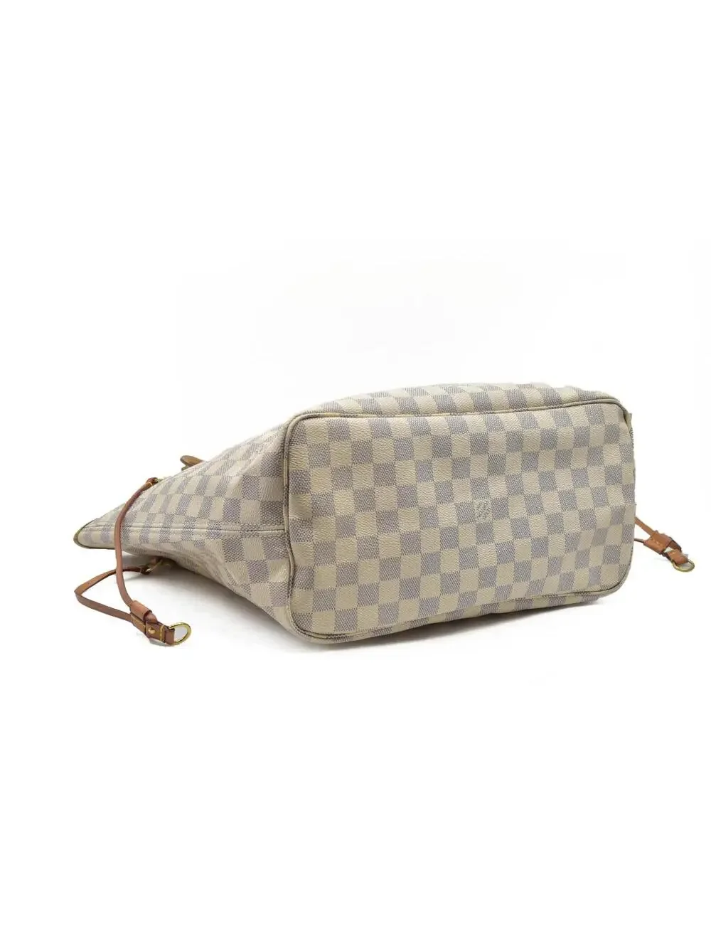 $2170 Louis Vuitton Damier Azur Neo Neverfull MM Rose